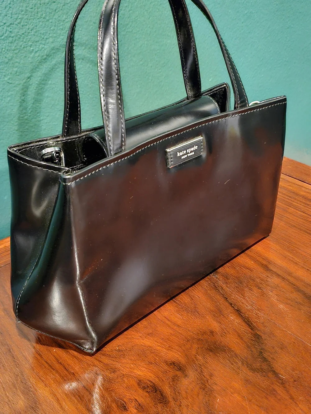 kate spade Black Patent Leather Purse